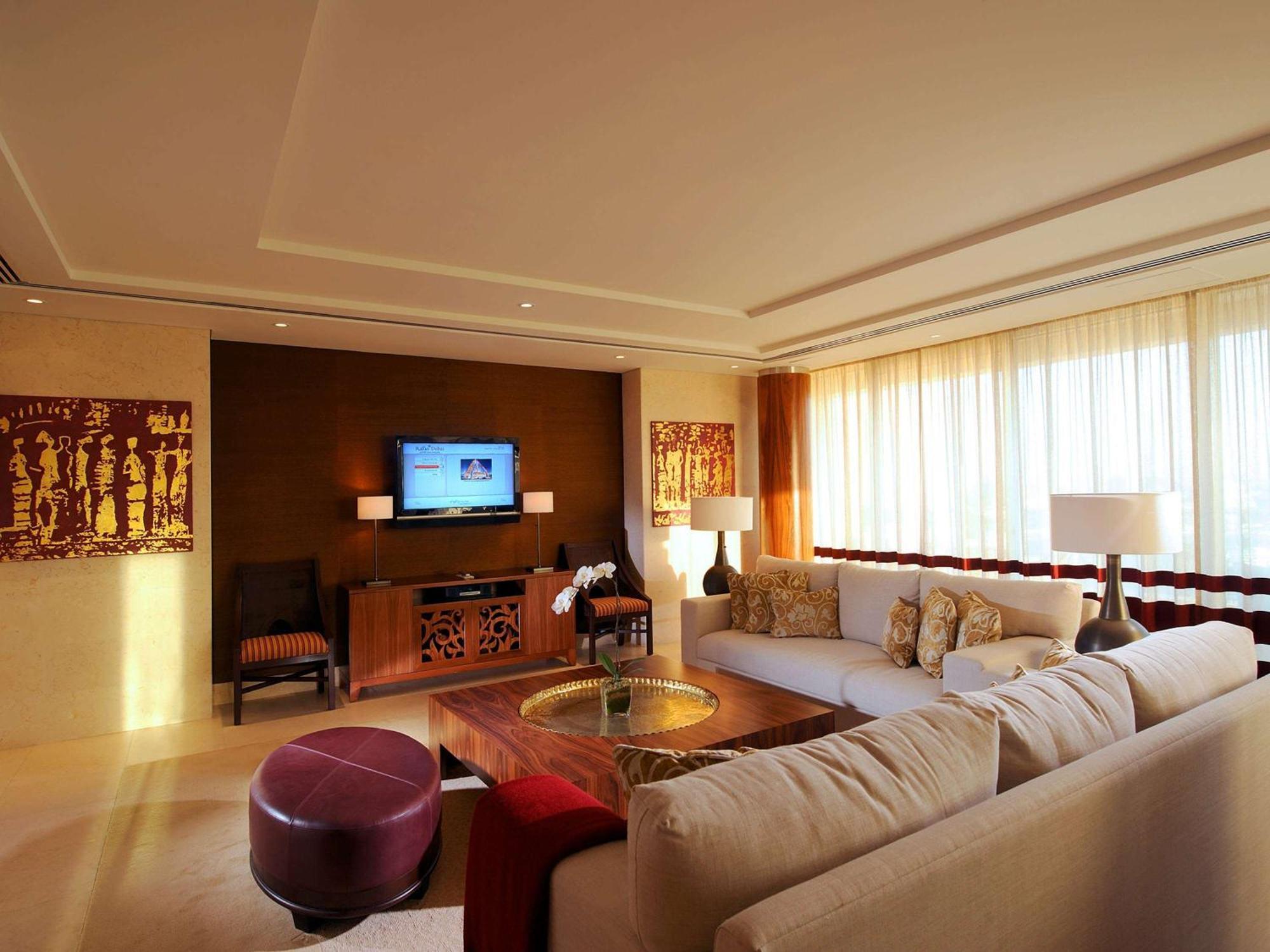 Hotel Raffles Dubaj Zewnętrze zdjęcie A living room at the Mandarin Oriental, Bangkok